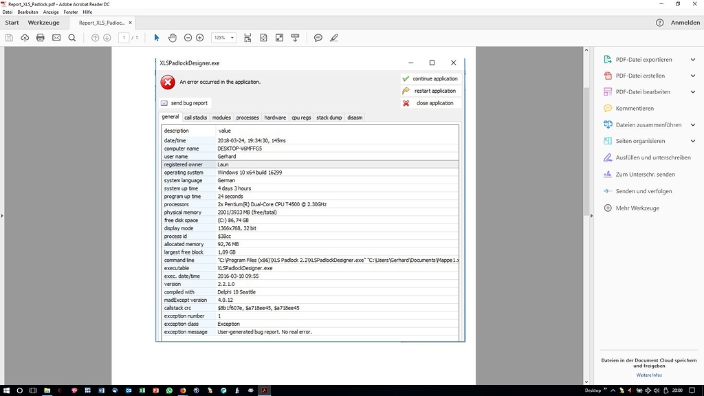 qcad file saving errors